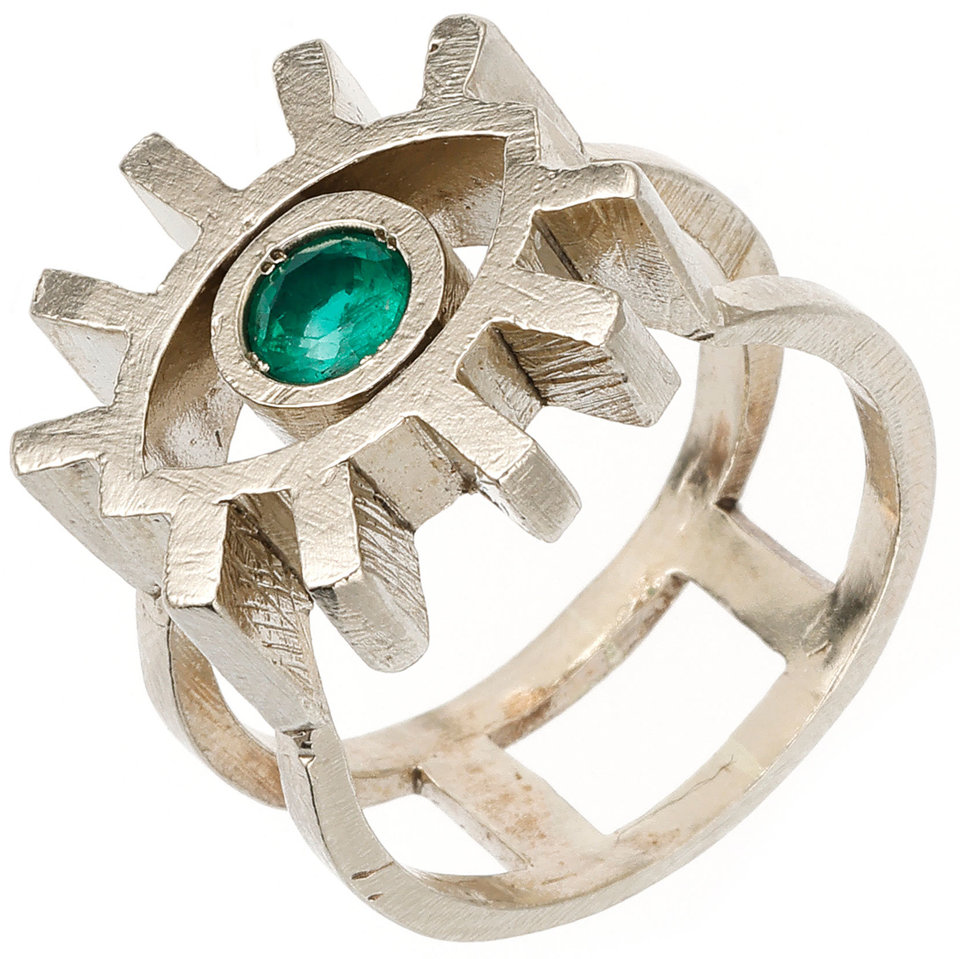 Prsten velké oko se smaragdem - originál | Janja Prokić