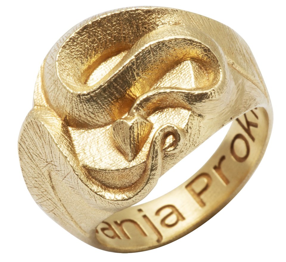 Pečetní prsten Had