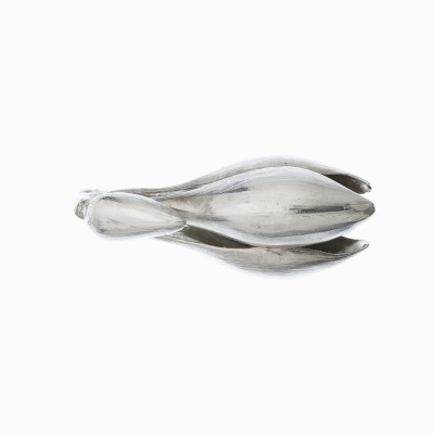 Prsten magnolie, jeden květ stříbro 02