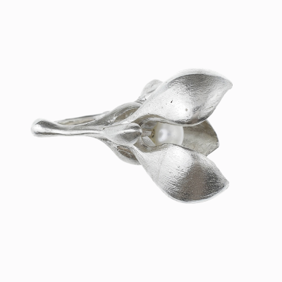 Prsten třešeň stříbro 03