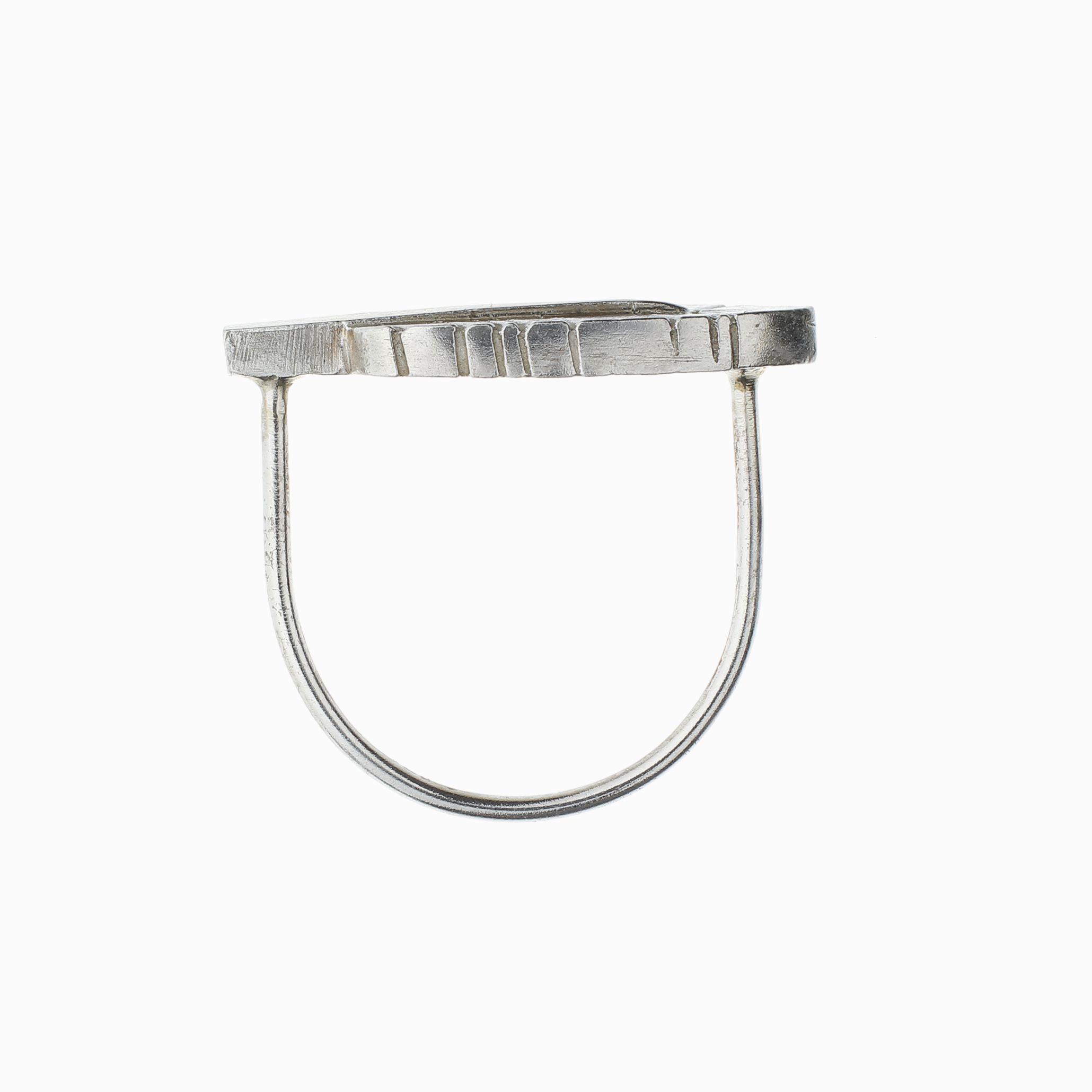 Prsten pírko stříbro 02