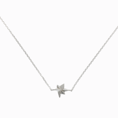 Náhrdelník hvězda velká stříbro 01