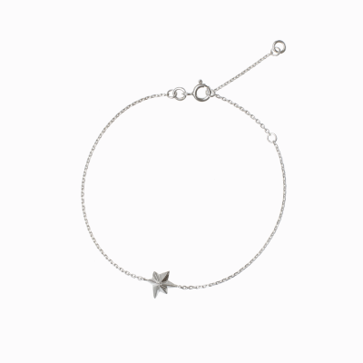 Náramek hvězda velká stříbro 01