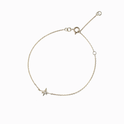 Náramek hvězda žluté zlato 01