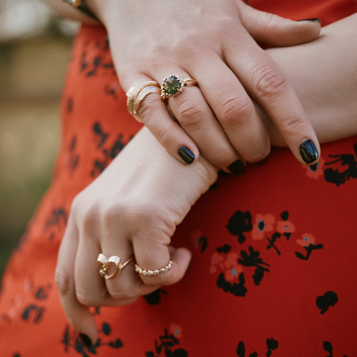 Hvězdný prsten s vltavínem Janja Prokić Hvězdný prsten s vltavínem Janja Prokić Sadalsuud