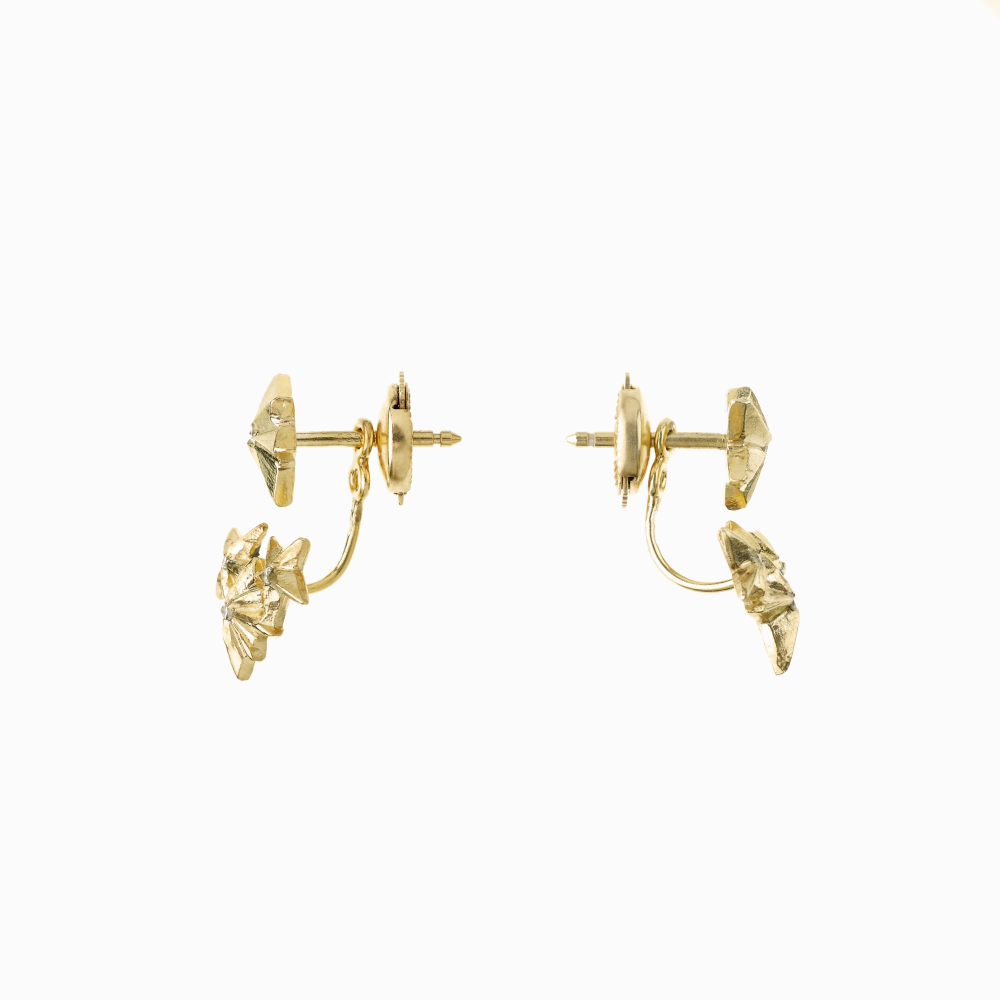 Náušnice Sadalsuud velké souhvězdí žluté zlato 03