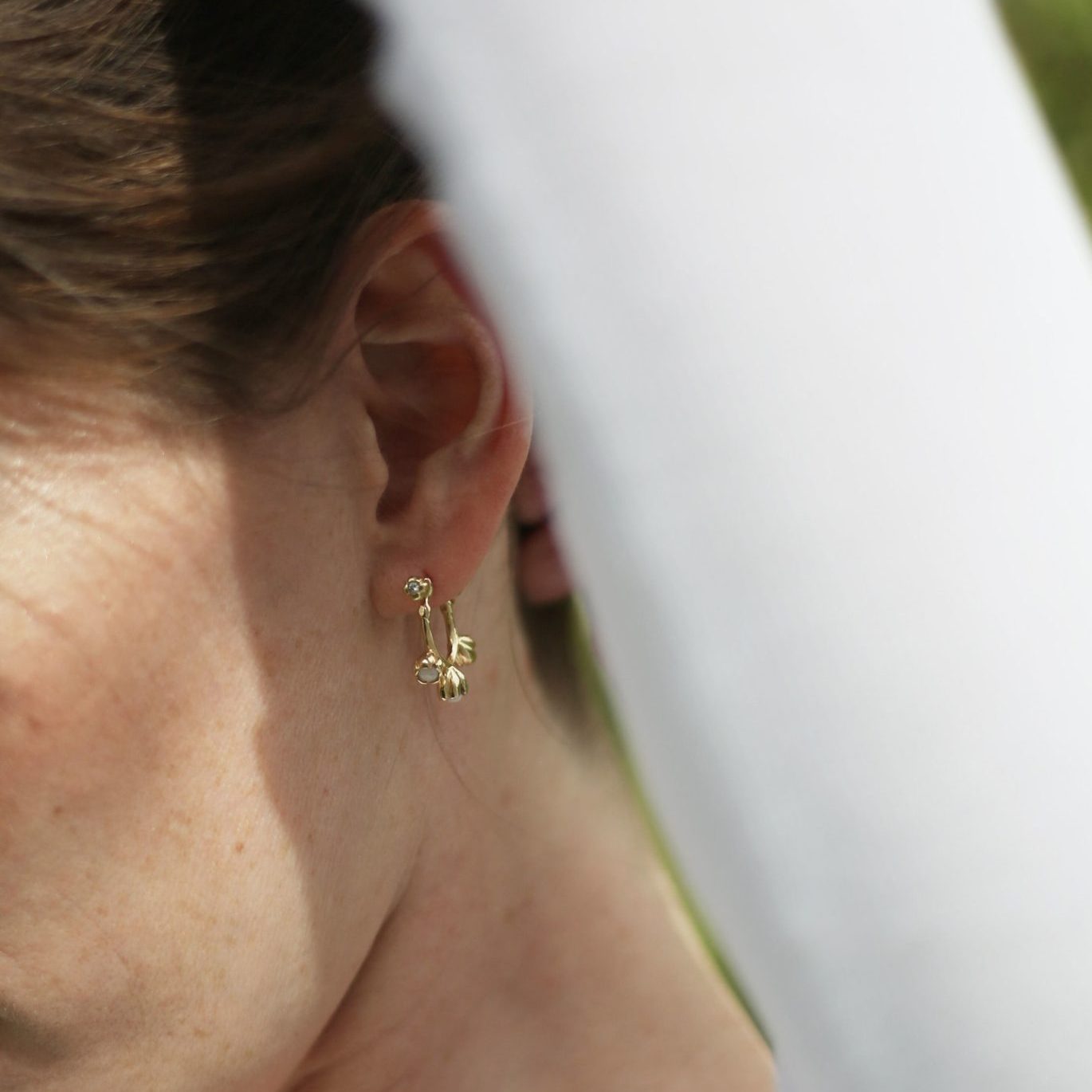 Mitmem Dvoudílné náušnice s opály Janja Prokić