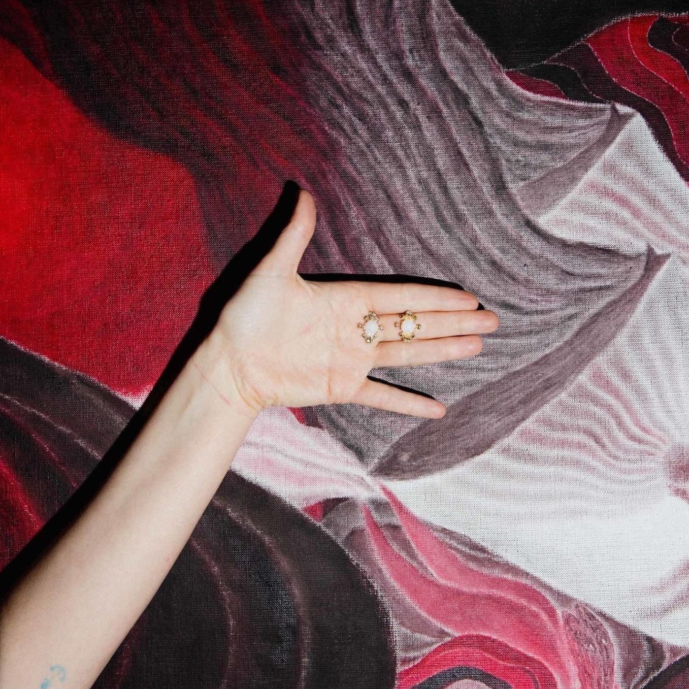 Náušnice Kvítí s opály Náušnice Kvítí s opály Janja Prokić Mitmem