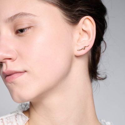 náušnice had mini žluté zlato