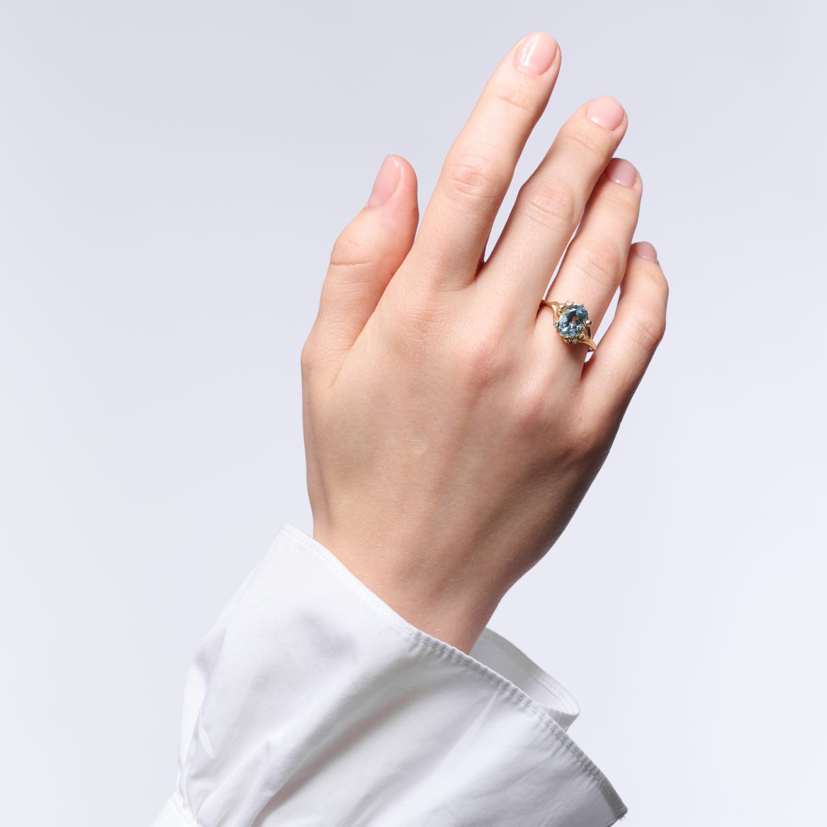 prsten hvězdný les žluté zlato image