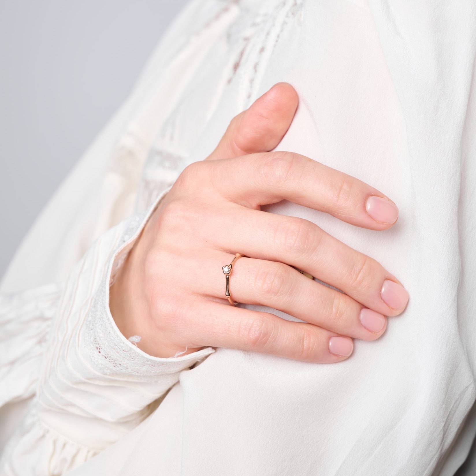 prsten mitmem drobný žluté zlato image