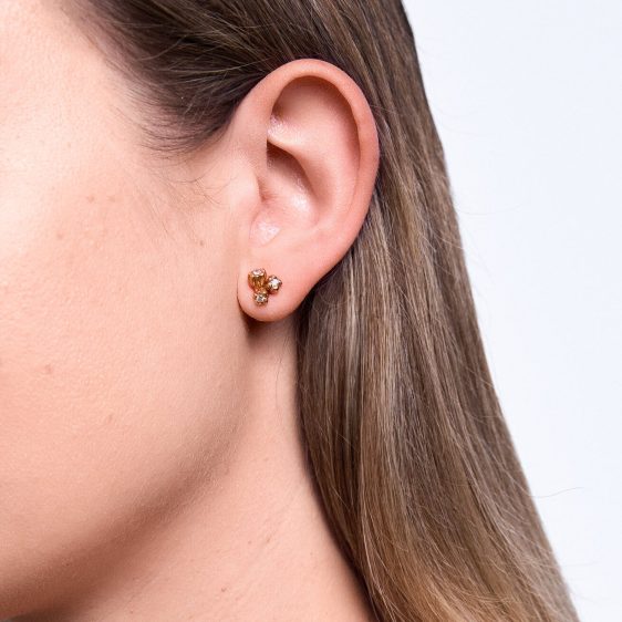 Náušnice tři kytičky Janja Prokić