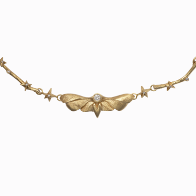 Náhrdelník můra v lese 001_originál Kolekce Amor Fati Originál