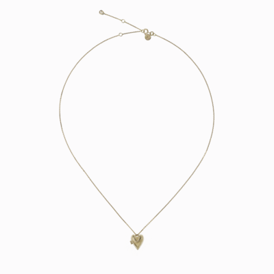 Náhrdelník Srdce medailon žluté zlato 03