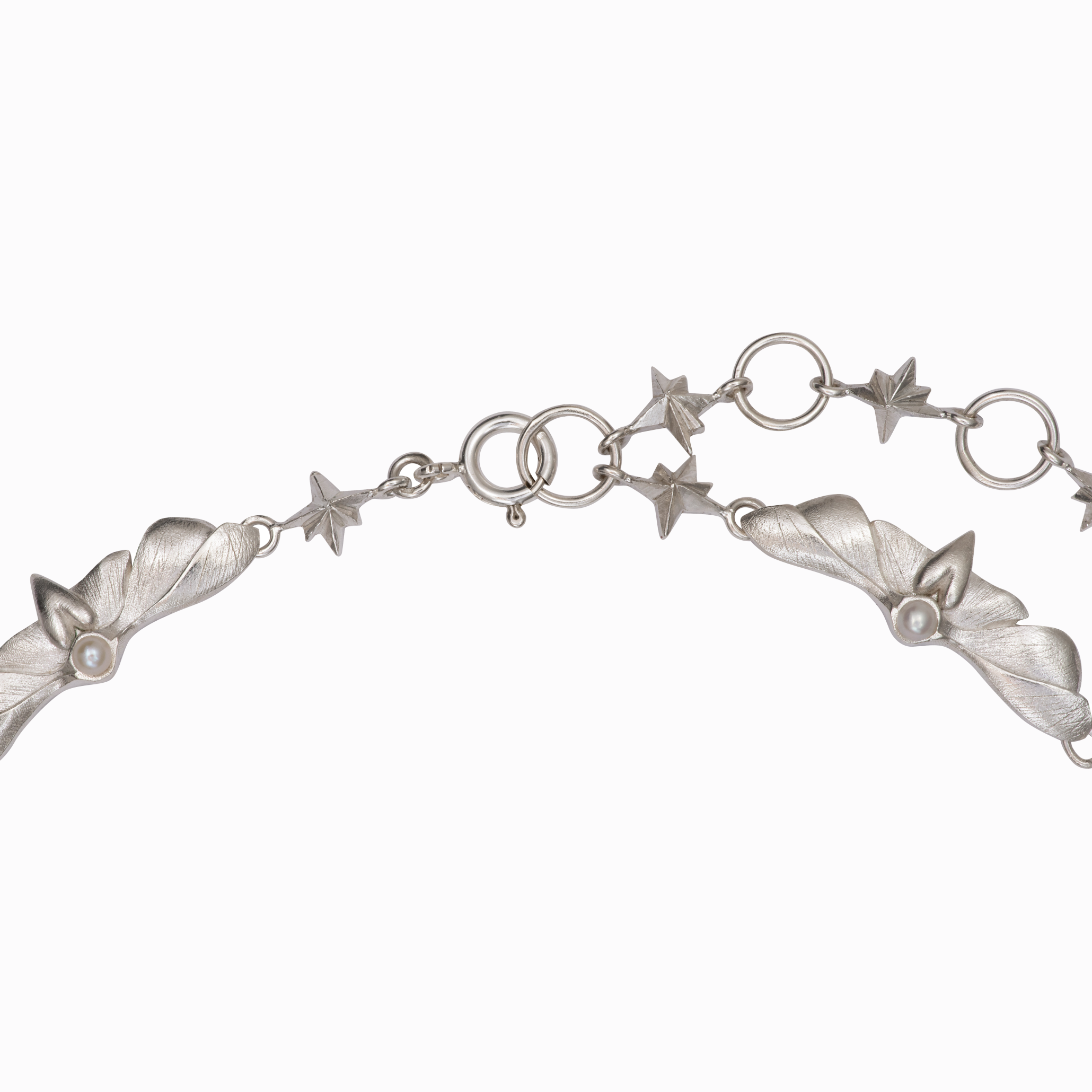 Náhrdelník chain můry s kameny stříbro Amor Fati Náhrdelník chain můry s kameny stříbro limitka