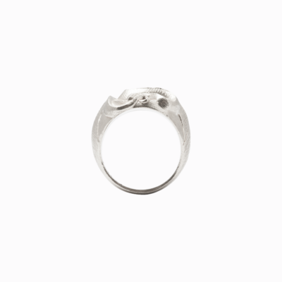 Pečetní prsten had stříbro 03