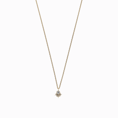 Náhrdelník malá mlhovina žluté zlato 01