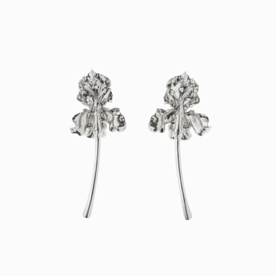 Náušnice Iris stříbro 02