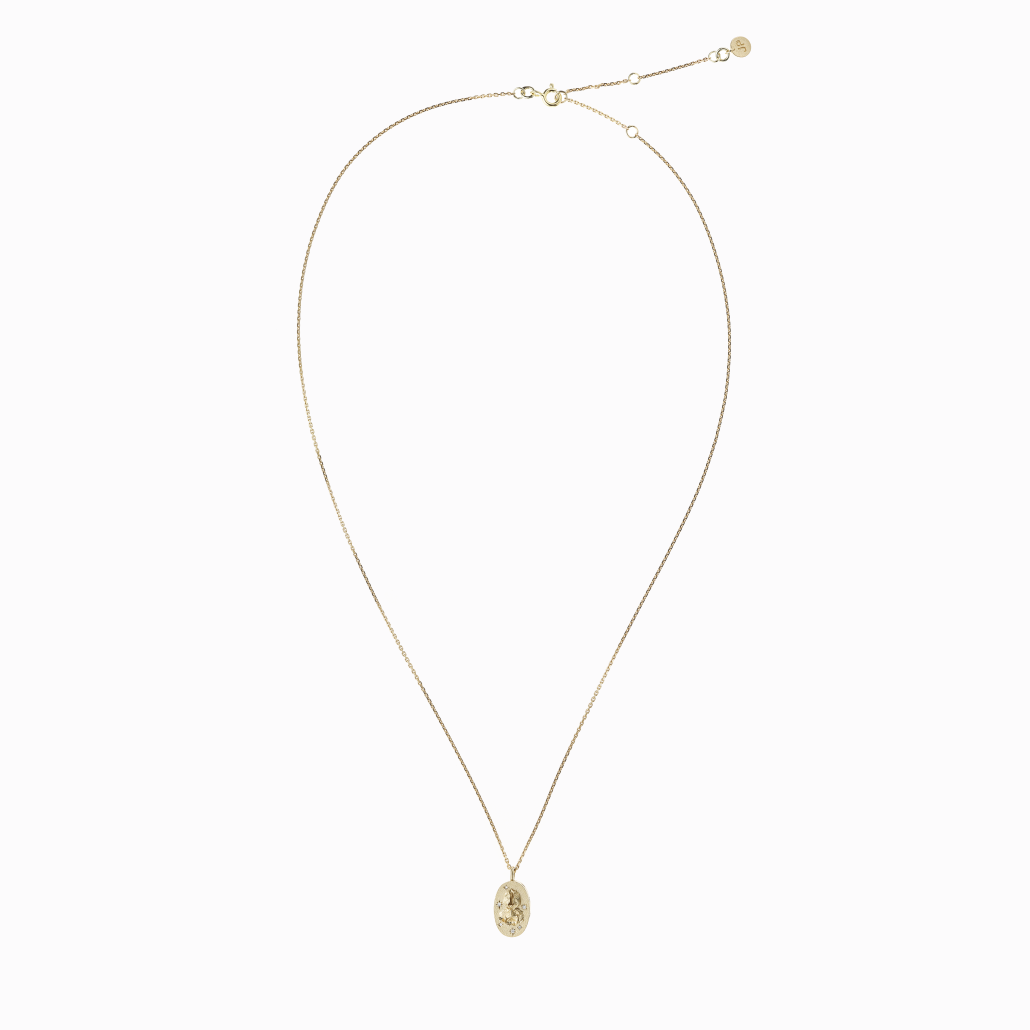Náhrdelník Iris malý žluté zlato 03